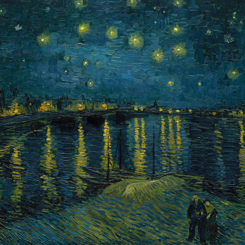 van Gogh in America nightscape paintings