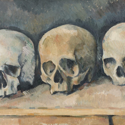 Paul Cézanne, The Three Skulls, ca. 1898