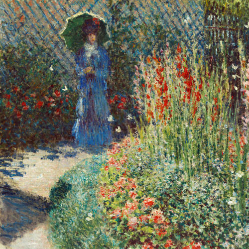 Claude Monet, Rounded Flower Bed (Corbeille de fleurs), 1876