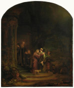 Rembrandt Harmensz van Rijn - The Visitation, 1640