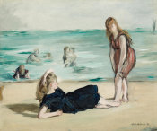 Edouard Manet - On the Beach, ca. 1868