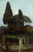 Charles Caryl Coleman - The Garden of the Villa Castello, Capri, 1906