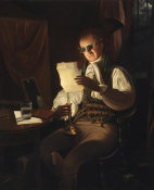 Rembrandt Peale - Man Reading by Candlelight, between 1805 and 1808