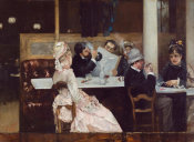 Henri Gervex - Café Scene in Paris, 1877