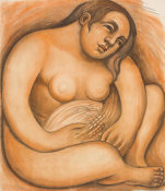 Diego Rivera - Woman Holding Grain, 1932