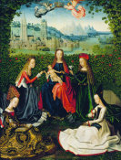 Master of the St. Lucy Legend - Virgin of the Rose Garden, between 1475 and 1480