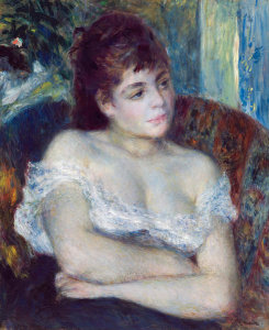 Pierre-Auguste Renoir - Woman in an Armchair, 1874