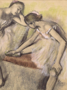 Edgar Degas - Dancers in Repose, ca. 1898