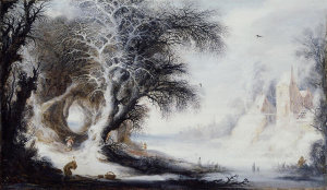 Gysbrecht Leytens - Winter Landscape, between 1600 and 1650