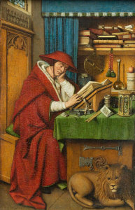Jan van Eyck - Saint Jerome in His Study, ca. 1435