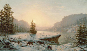 Mortimer L. Smith - Winter Landscape, 1878