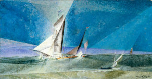Lyonel Feininger - Fisher off the Coast, 1941