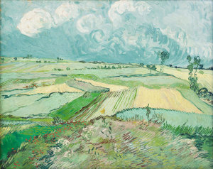 Vincent van Gogh - Wheat Fields after the Rain (The Plain of Auvers), 1890