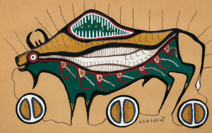 Norval Morrisseau - Buffalo, ca. 1965 - 1967