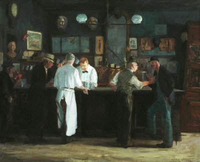 John Sloan - McSorley's Bar, 1912