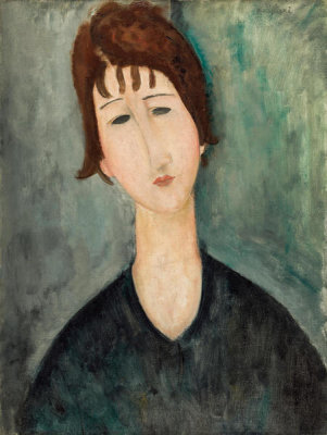 Amedeo Modigliani - A Woman, 1917-1920