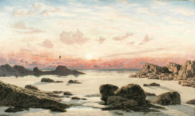 John Brett - Bude Sands at Sunset, 1874