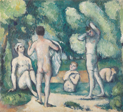 Paul Cézanne - Five Bathers, 1879-1880