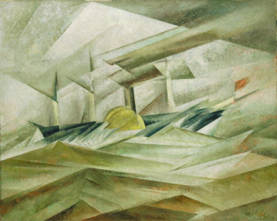Lyonel Feininger - Sidewheeler II, 1913