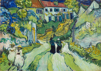Vincent van Gogh - Stairway at Auvers, 1890