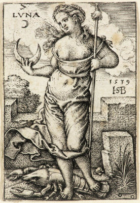 Hans Sebald Beham - Luna, ca. 1539