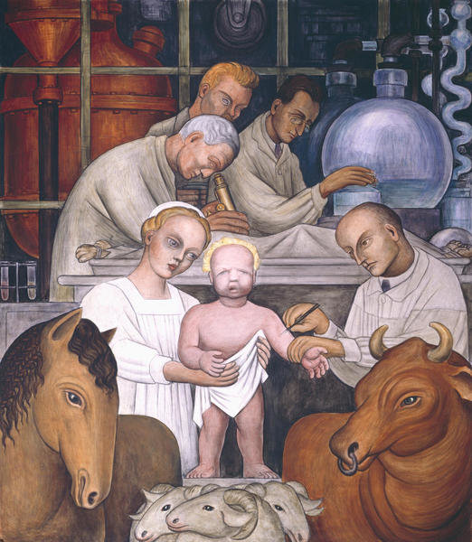 Detroit Industry, Vaccination (North Wall Supporting Panel), 1932-1933 by Diego  Rivera - Paper Print - DIA Custom Prints - Custom Prints and Framing From  the Detroit Institute of Arts