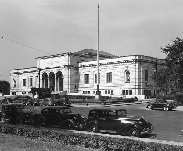 Exterior Of The Detroit Institute Of Arts Detroit Michigan July 1939   492128 